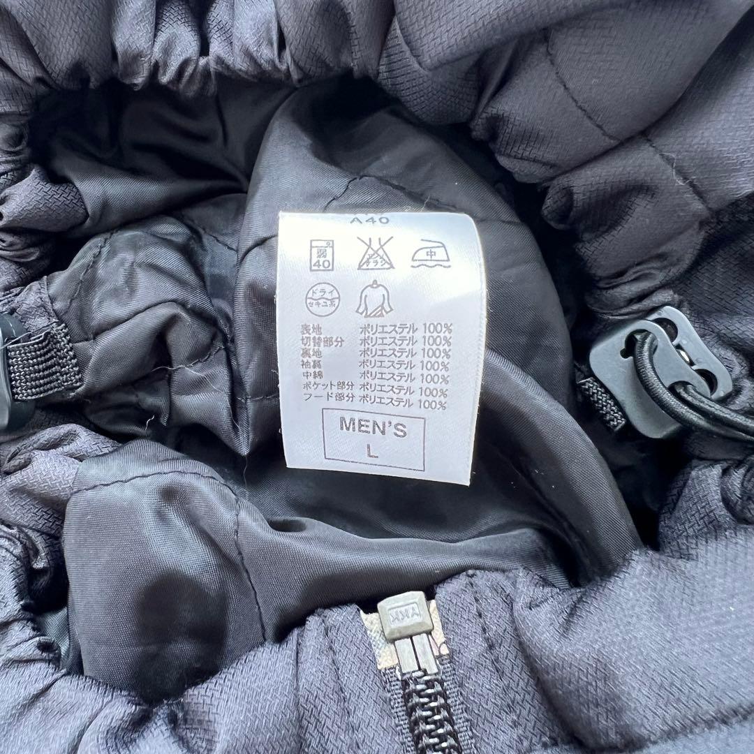 00s nike 短丈 マンチェスターU ナイロンジャケット　ドローコード　L