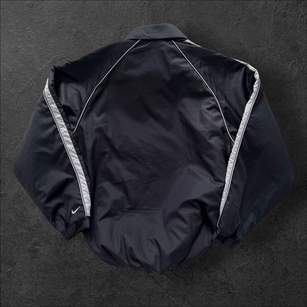 00s nike 短丈 マンチェスターU ナイロンジャケット　ドローコード　L