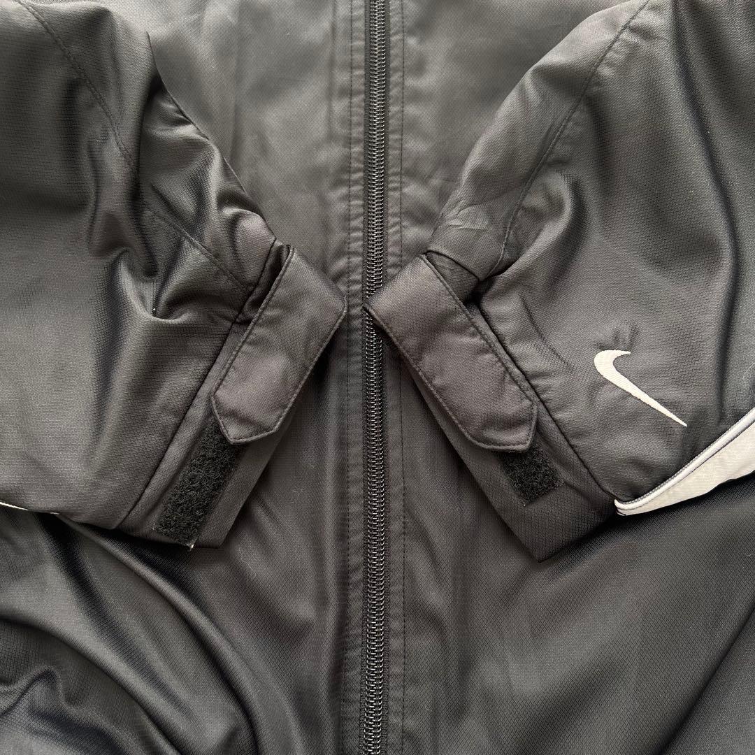 00s nike 短丈 マンチェスターU ナイロンジャケット　ドローコード　L