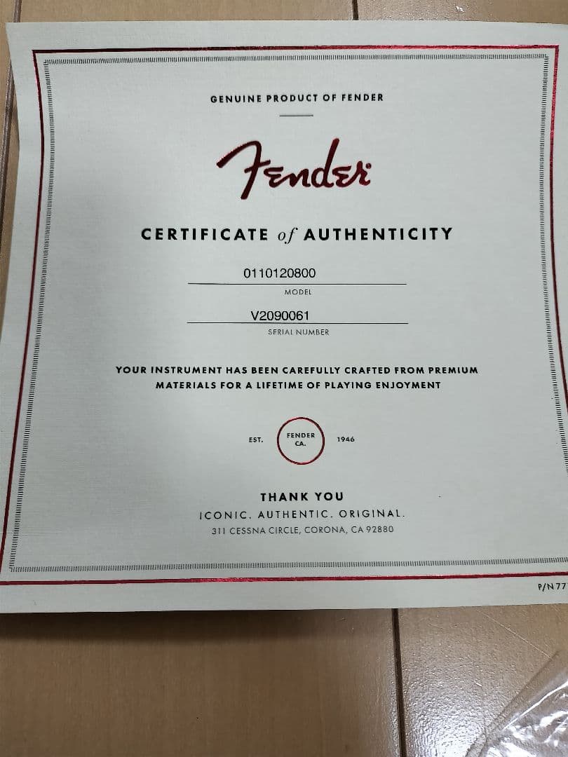 Fender American Original 60s ストラト 2020年製