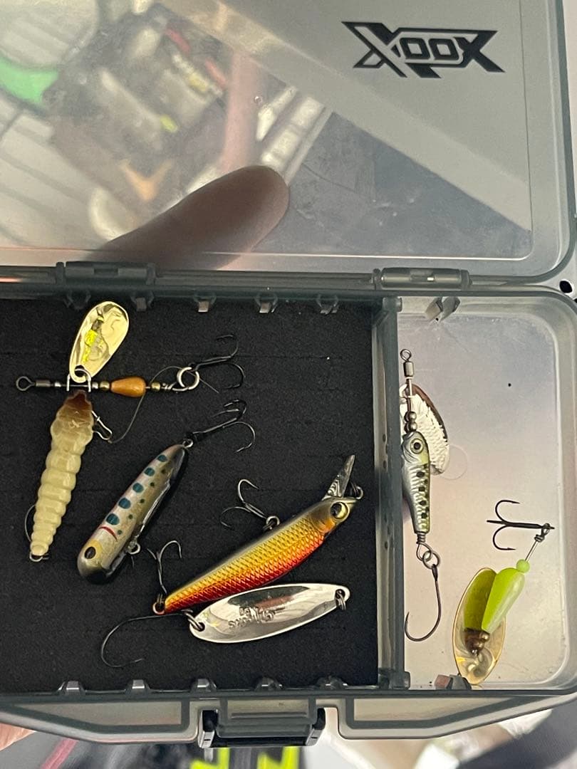 渓流セット　ロッド、リール　ルアー、小物類