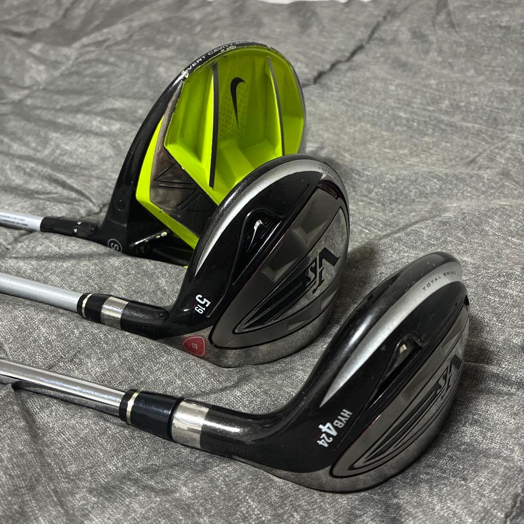 NIKE ナイキゴルフ　ドライバー　ヘアウェイウッド　ユーティリティ　三本セット