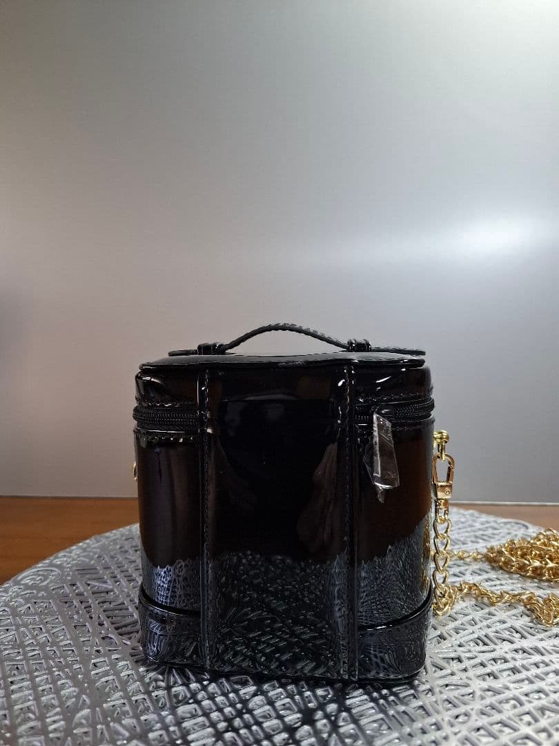 Dior　バニティバッグ　バニティポーチ　エナメルブラック　非売品