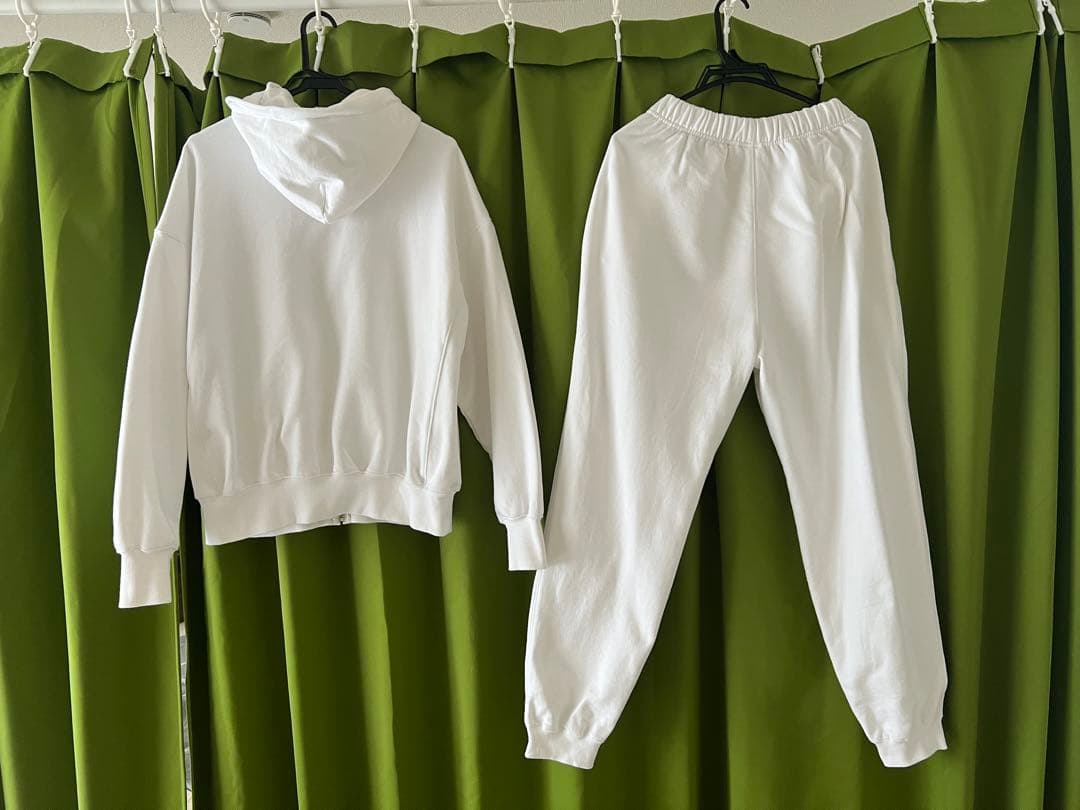 カンタベリー パーカースウェット上下セット(ホワイト)