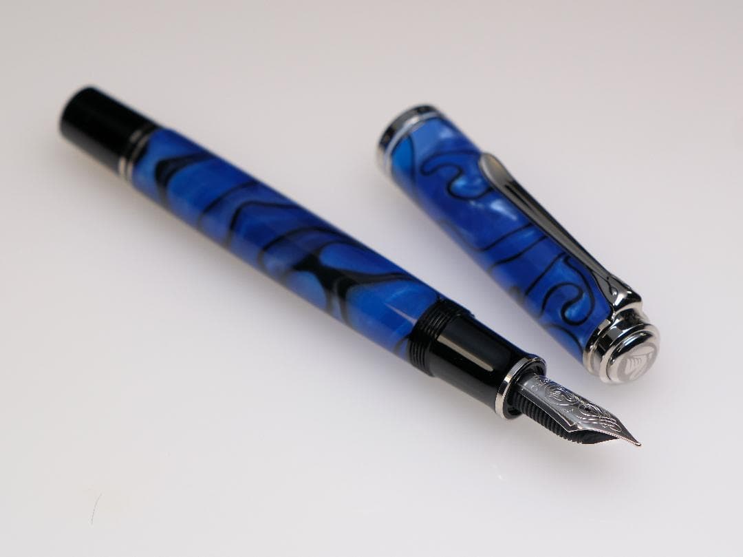【Amami 新品文具】 Pelikan M805 ブルーデューン　万年筆／F