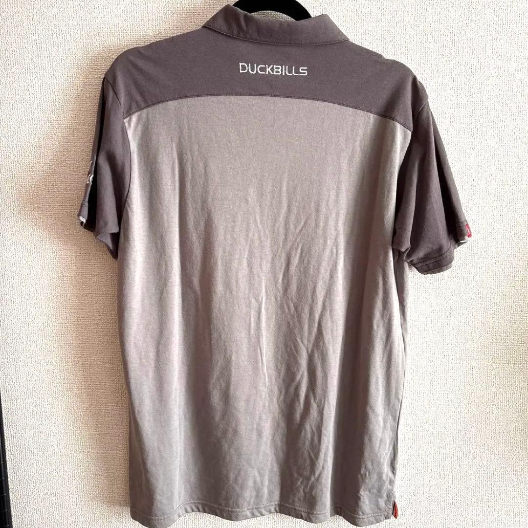 未使用品　rough & swell ポロシャツ Mサイズ グレー ゴルフウェア