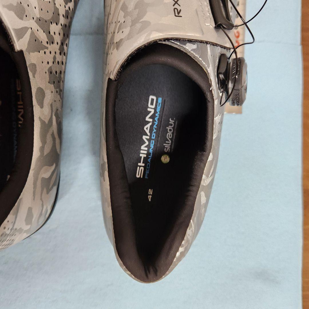 SHIMANO 自転車シューズ SPD 42 グレー/カモフラージュ RX-8