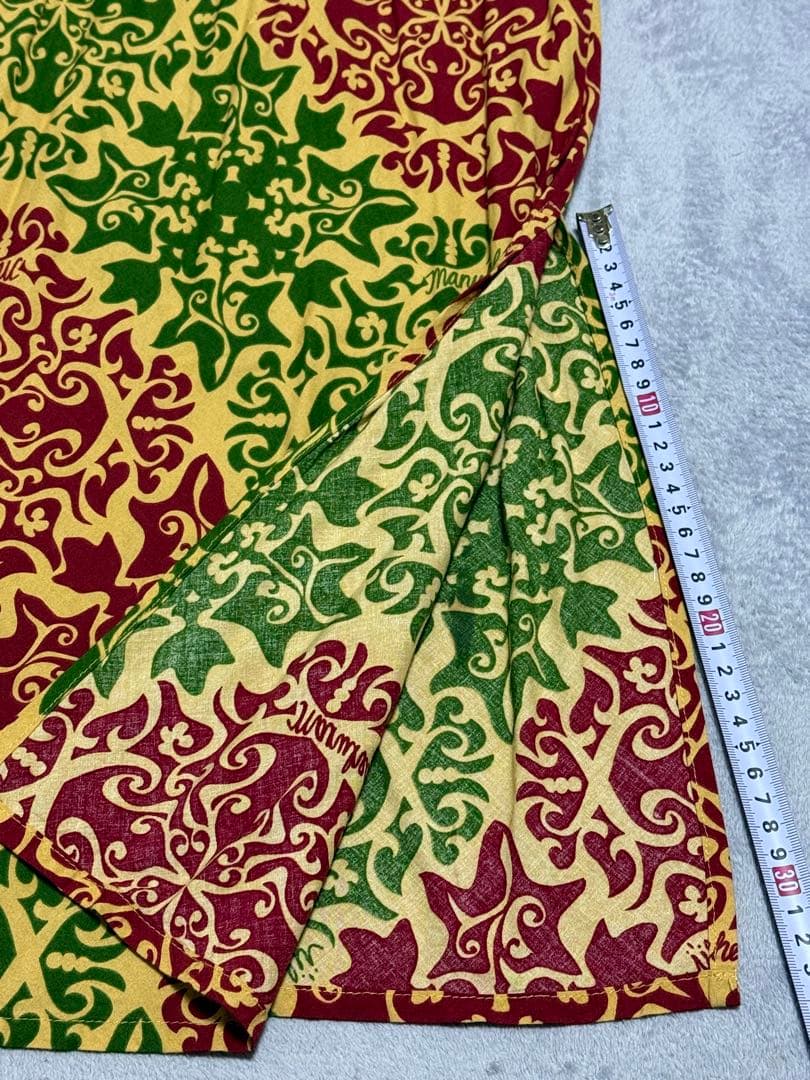 Manuheali'i　マヌヘアリィ　キャミワンピ　レーヨン　XSサイズ　フラ