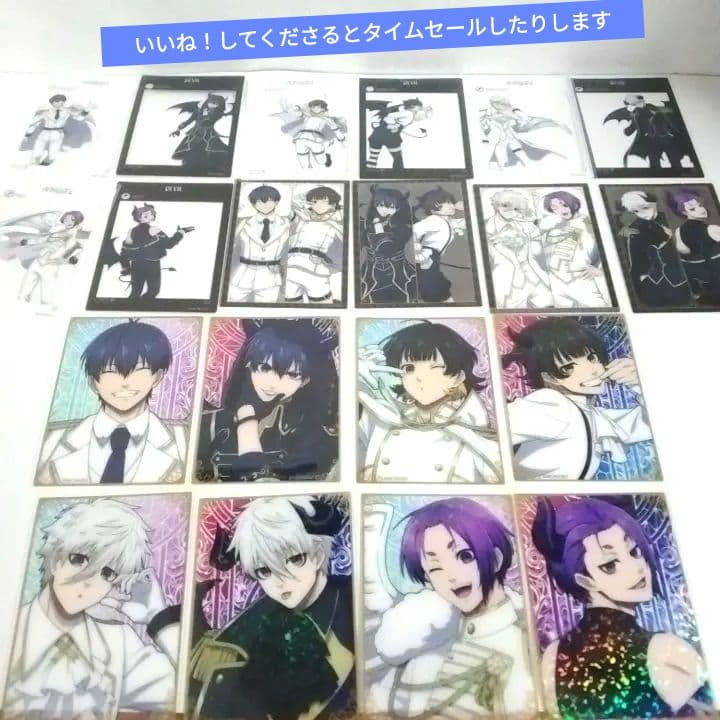 ブルーロックfavoteriAクリアカードシート全20種ファボテリア天使と悪魔