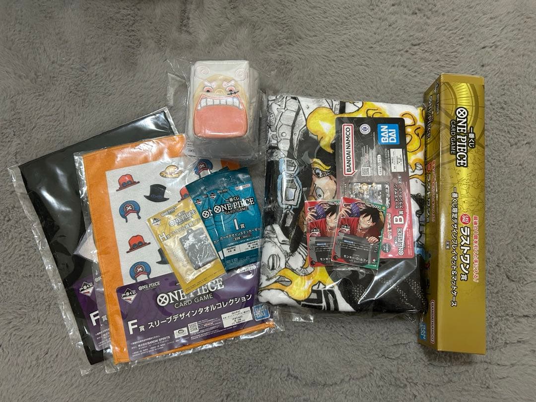 ワンピース一番くじ B賞 E賞 ラストワン プロモカード2枚