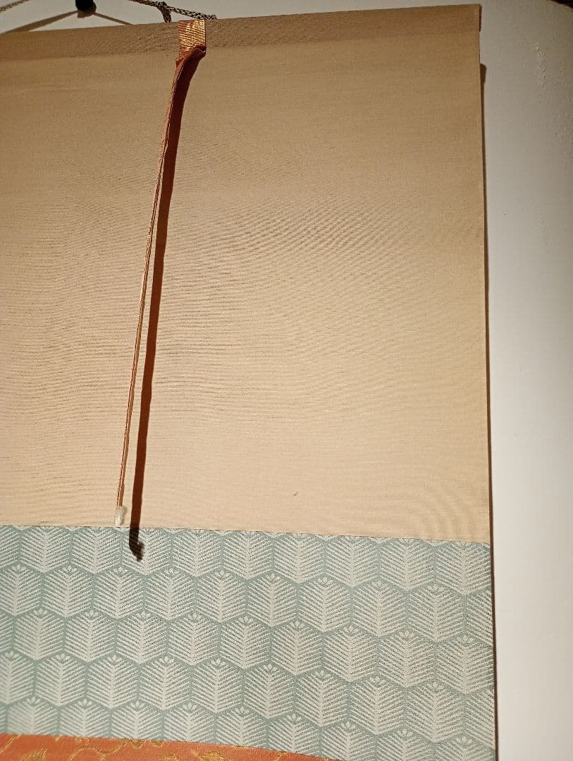 【茶道具】大徳寺西垣宗典和尚筆 兜の絵画賛 「丈夫意気高五月天」軸C102