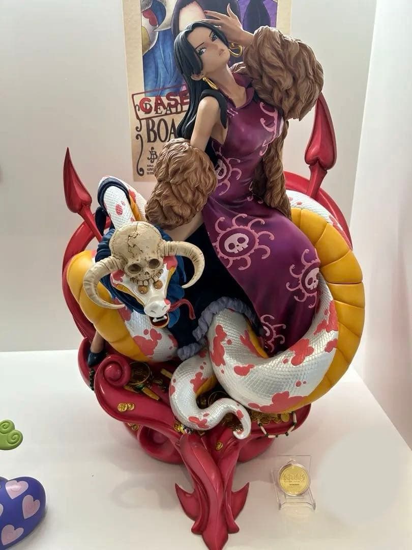 ワンピース　ログコレクション　ハンコック　大型スタチュー