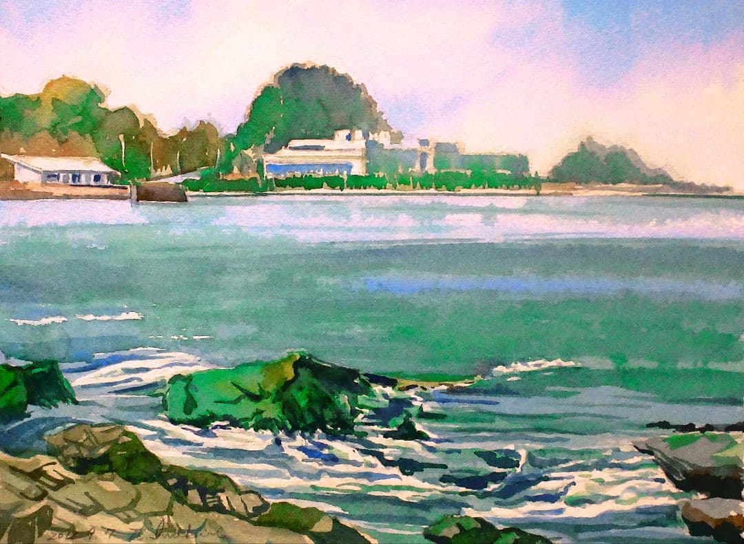 観音崎から(額縁付き)