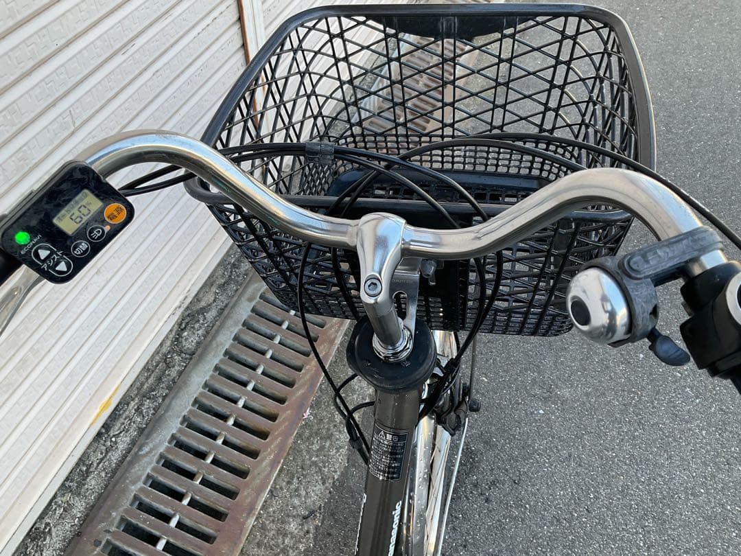 パナソニック最新機種電動アシスト自転車viviDX26インチグレー系ボディー