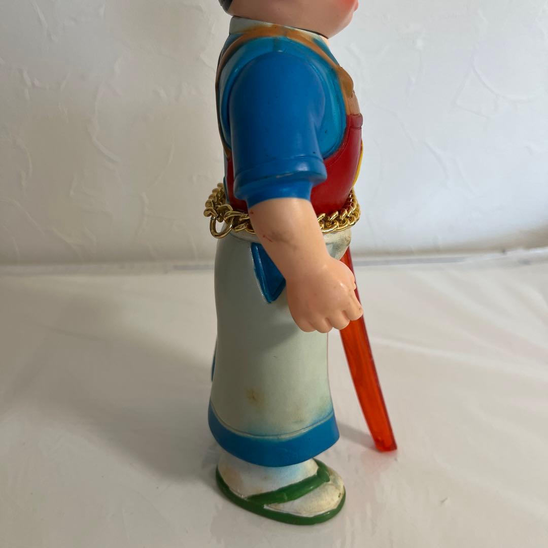 ⚠️レア　赤胴鈴之助　パチソフビ　無版権　昭和レトロ　ヴィンテージ