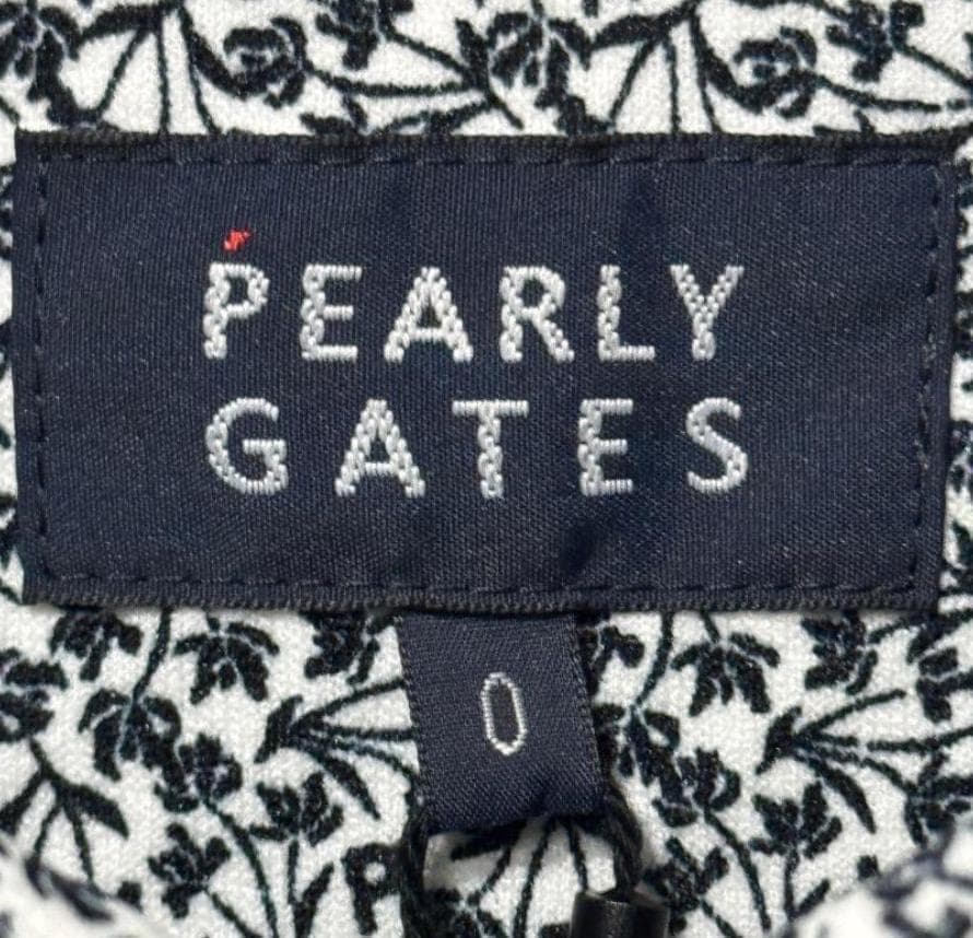 パーリーゲイツ ストレッチ綾ドット半袖ポロシャツ サイズ0 新品 本物 春夏