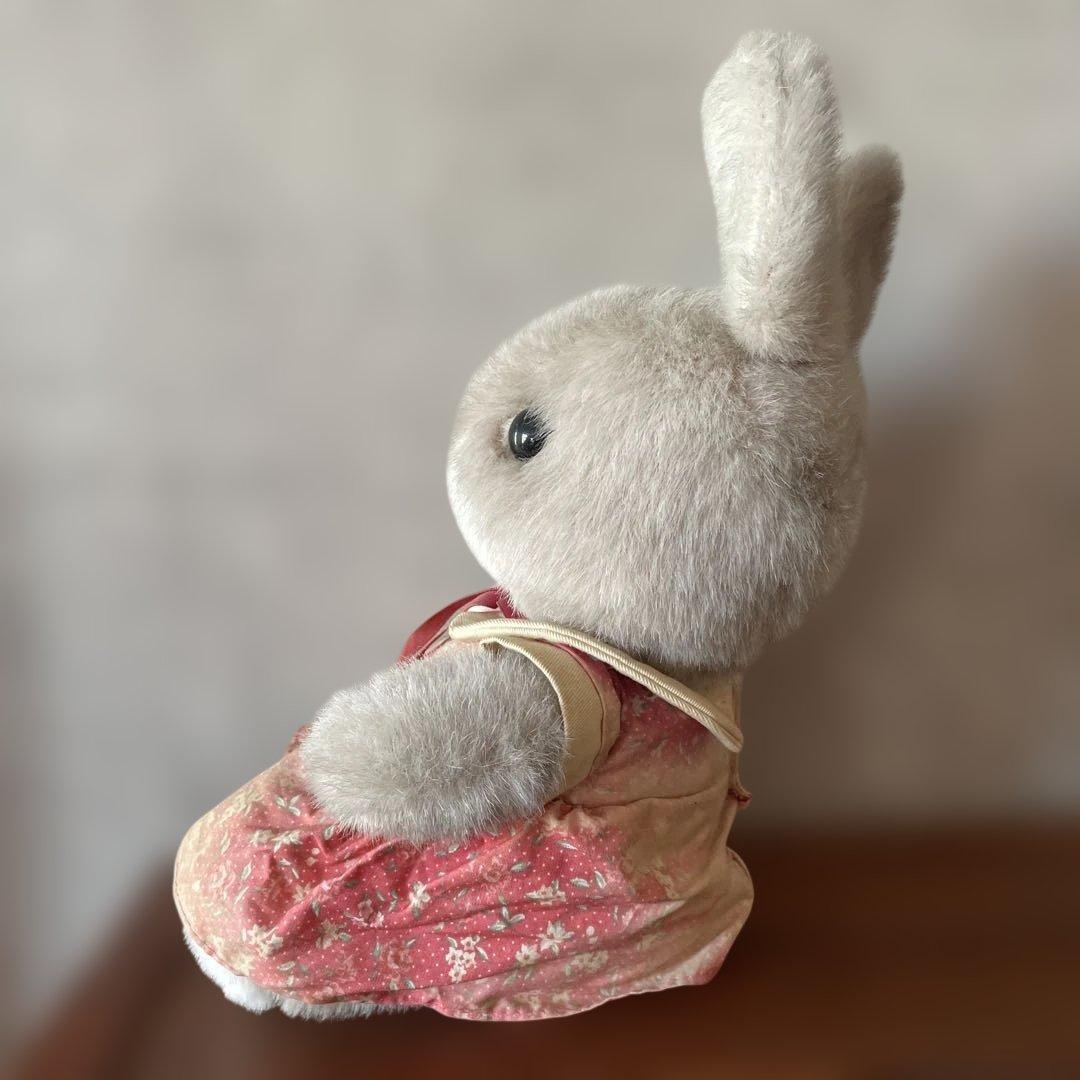 サンアロー製　うさぎのラッキー　ぬいぐるみ　レトロ