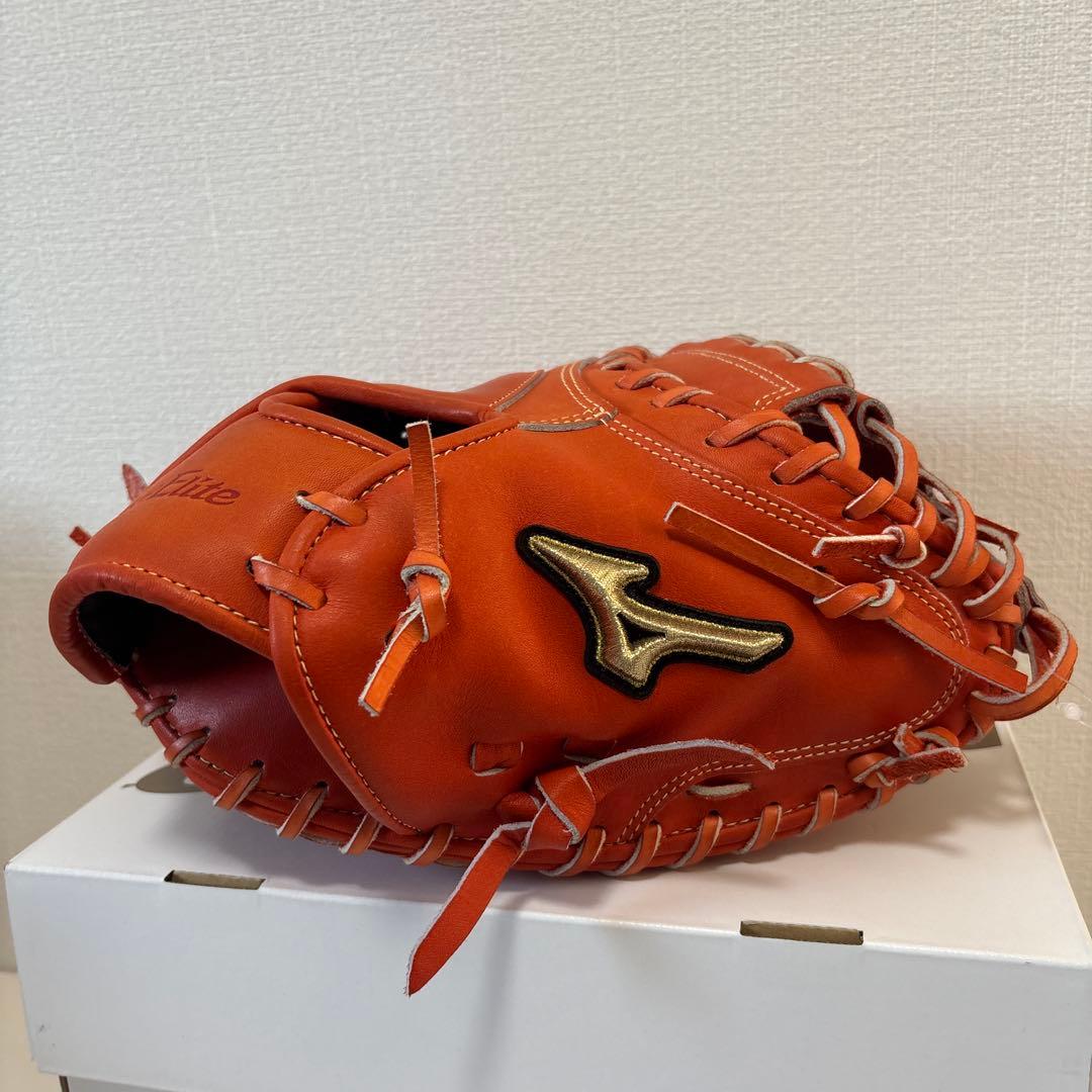 ミズノ　硬式用　キャッチャーミット　定価63,800円　高校野球対応　號