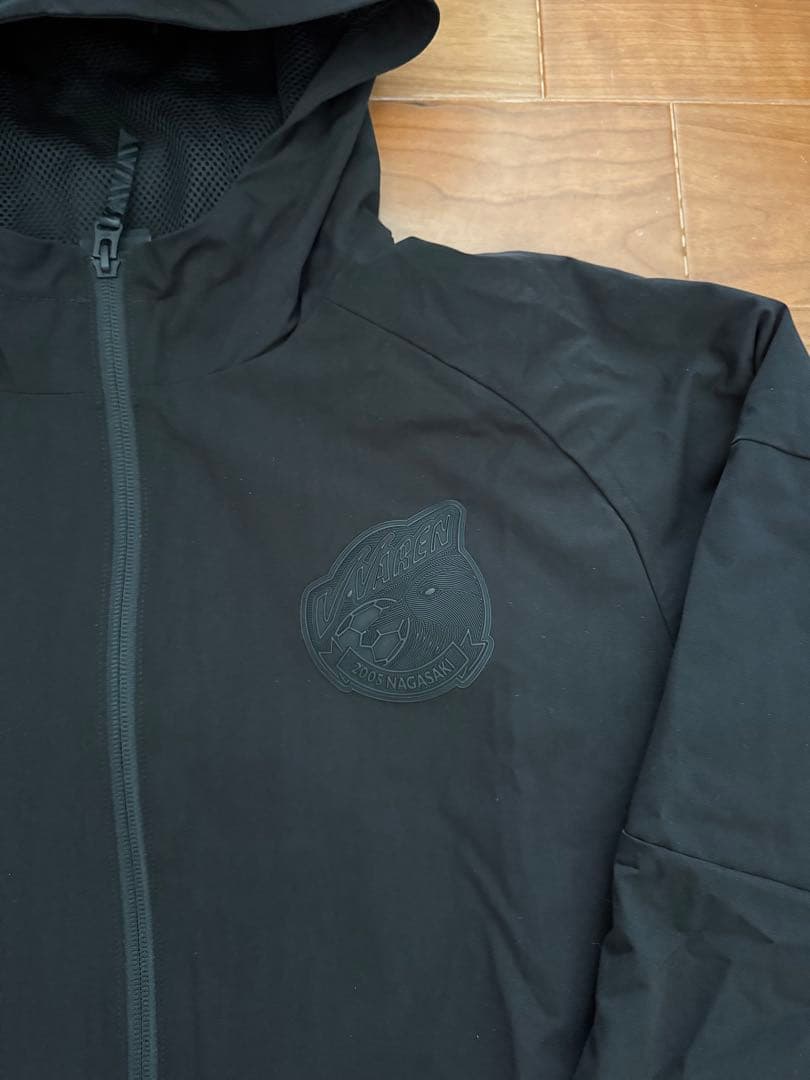 新品同様　v.ファーレン 長崎Umbro ブラック ナイロンジャケット L