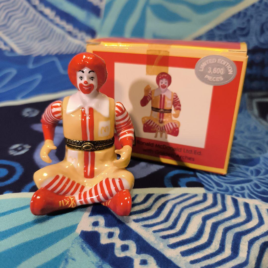 マクドナルド ロナルド・マクドナルド フィギュア 限定版ヒンジボックス