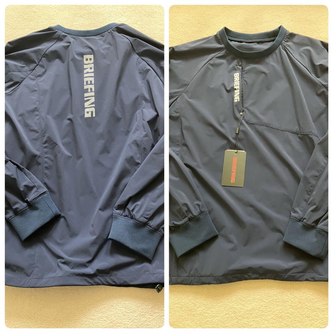 40,700円 ブリーフィング　ポケッタブルウィンドクルーネック　L