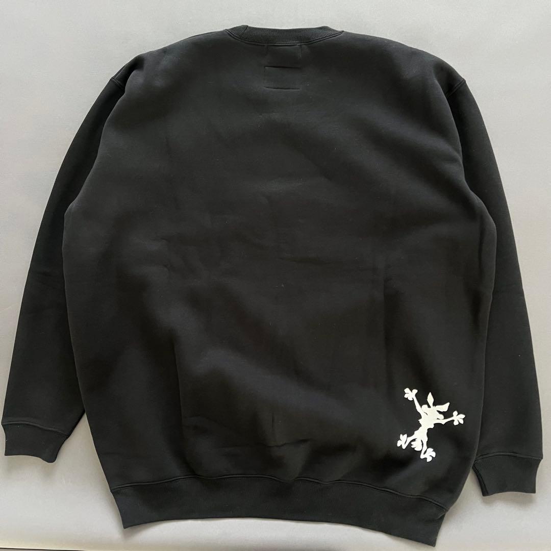 【新品】マークアンドロナ　ルーニーテューンズ　スウェット　トレーナー　メンズ　黒