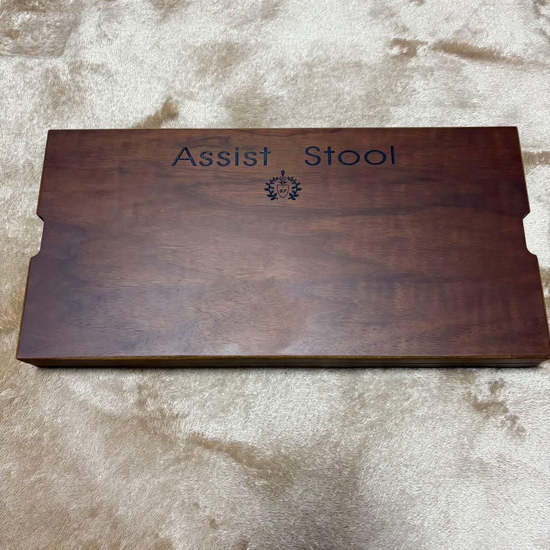 吉澤ピアノアシストスツール ダークブラウン 取り付け金具付き 箱付き