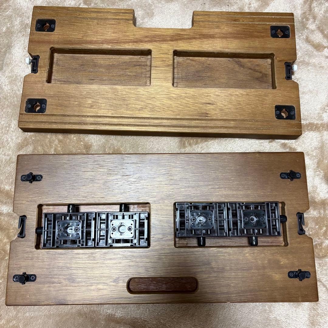 吉澤ピアノアシストスツール ダークブラウン 取り付け金具付き 箱付き