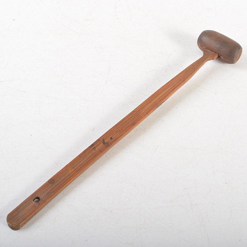 仏教美術　古銅　鐸鈴　銅鐸　銅鐘　撞木付　V　R6696