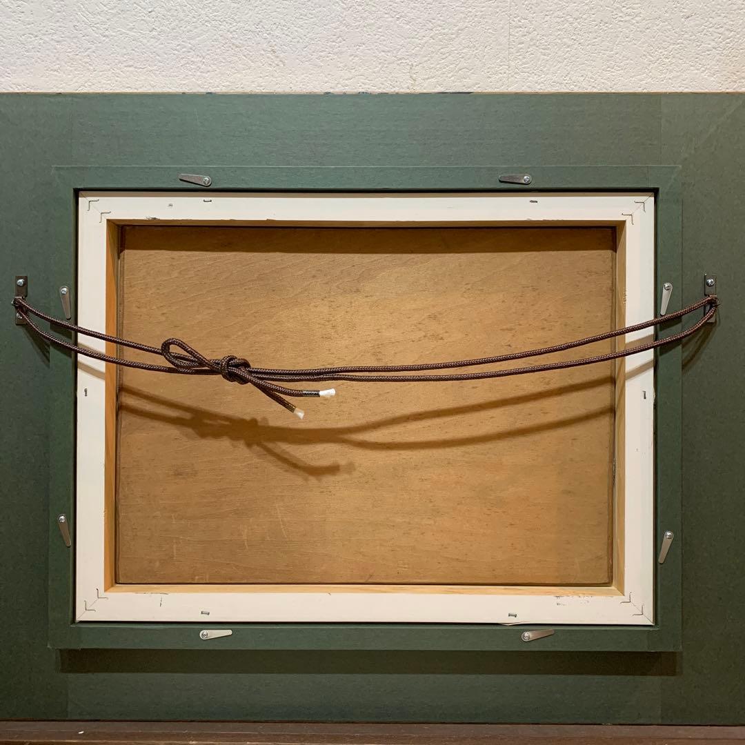 絵画　油彩肉筆画　小磯良平『桃』静物画　さし箱有り