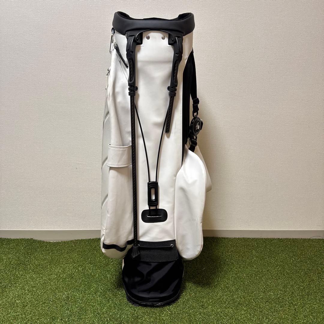 G/FORE × VESSEL キャディバッグ ホワイト 9型 スタンド破損