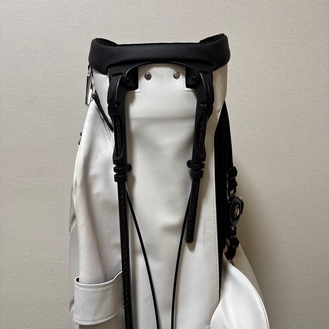 G/FORE × VESSEL キャディバッグ ホワイト 9型 スタンド破損