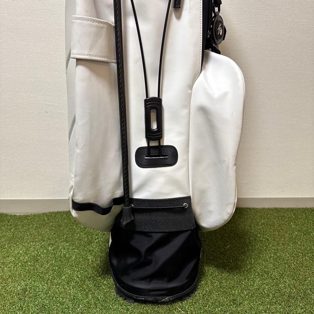 G/FORE × VESSEL キャディバッグ ホワイト 9型 スタンド破損