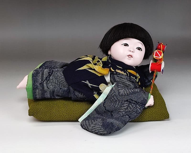 松乾斎東光作　8号這子人形　男の子