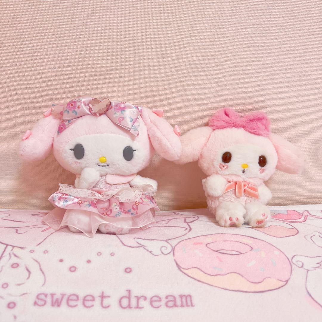 サンリオ マイメロディ コスメ気分 マスコットキーホルダー　2点セット