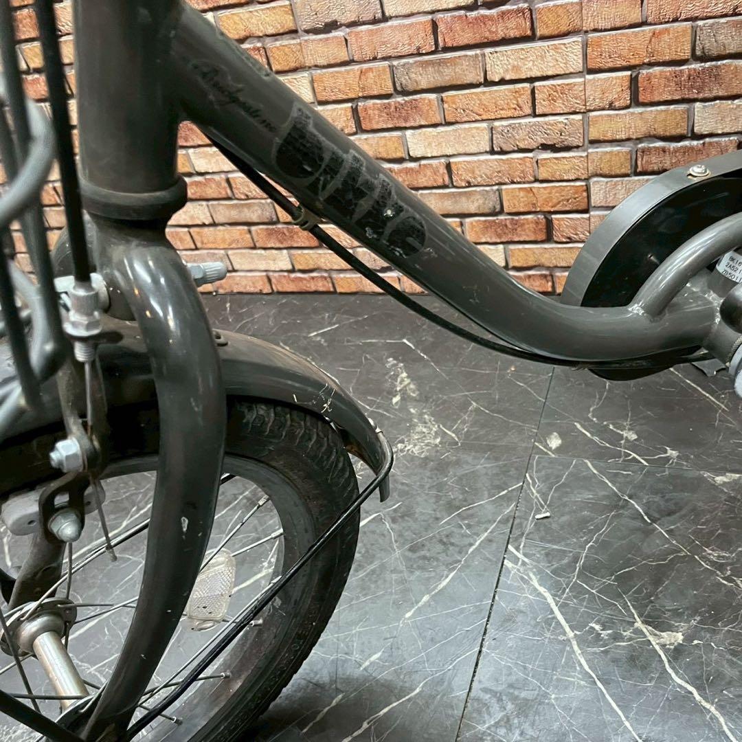 【66】子供用自転車 子供車 ブリヂストン bikke グレー 16インチ