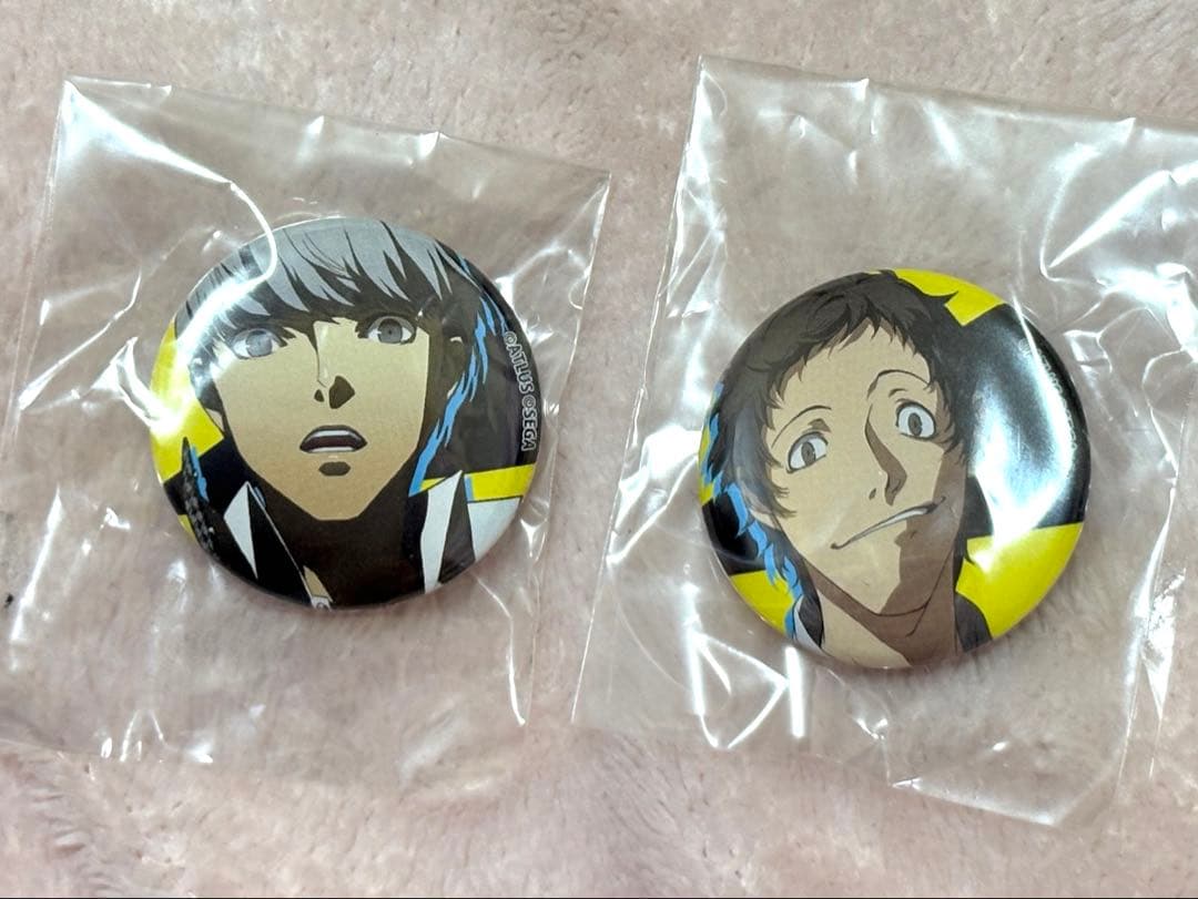 ペルソナ ペルソナ4 ライブ 缶バッジ 鳴上悠 足立透