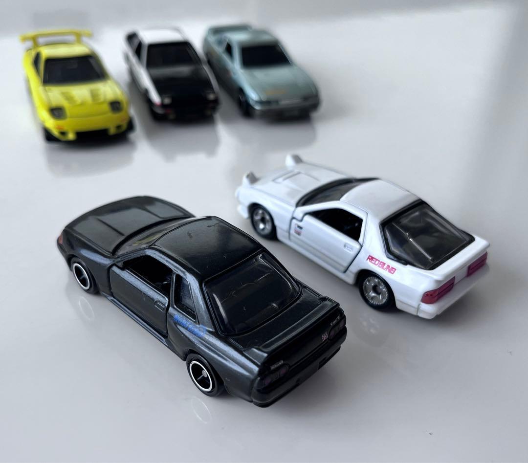 TOMICA トミカ 頭文字D 86 RX-7 ミニカー 5台 まとめ売り