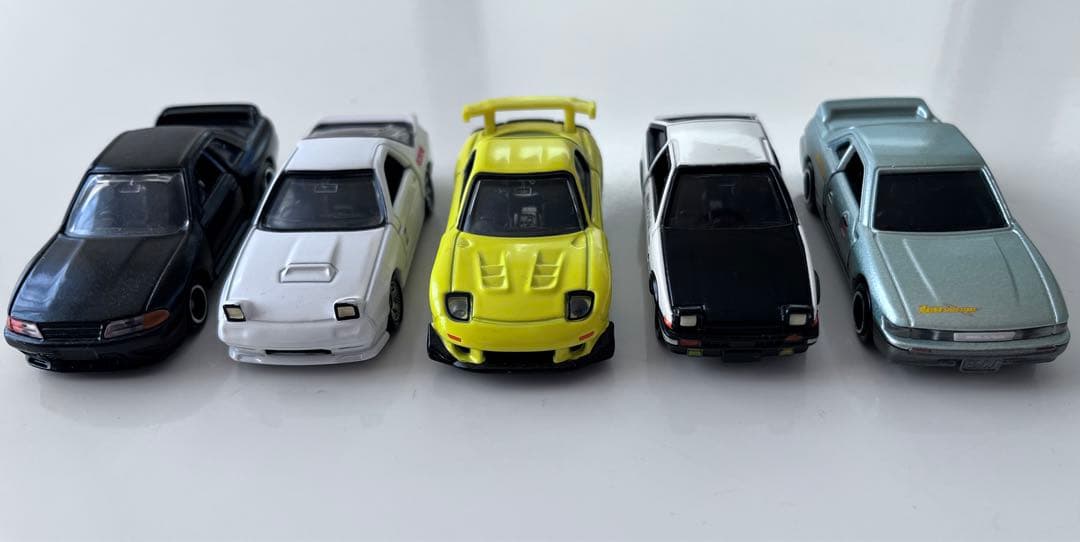 TOMICA トミカ 頭文字D 86 RX-7 ミニカー 5台 まとめ売り