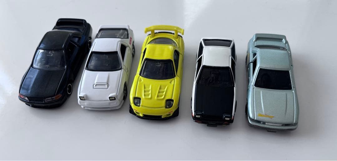 TOMICA トミカ 頭文字D 86 RX-7 ミニカー 5台 まとめ売り