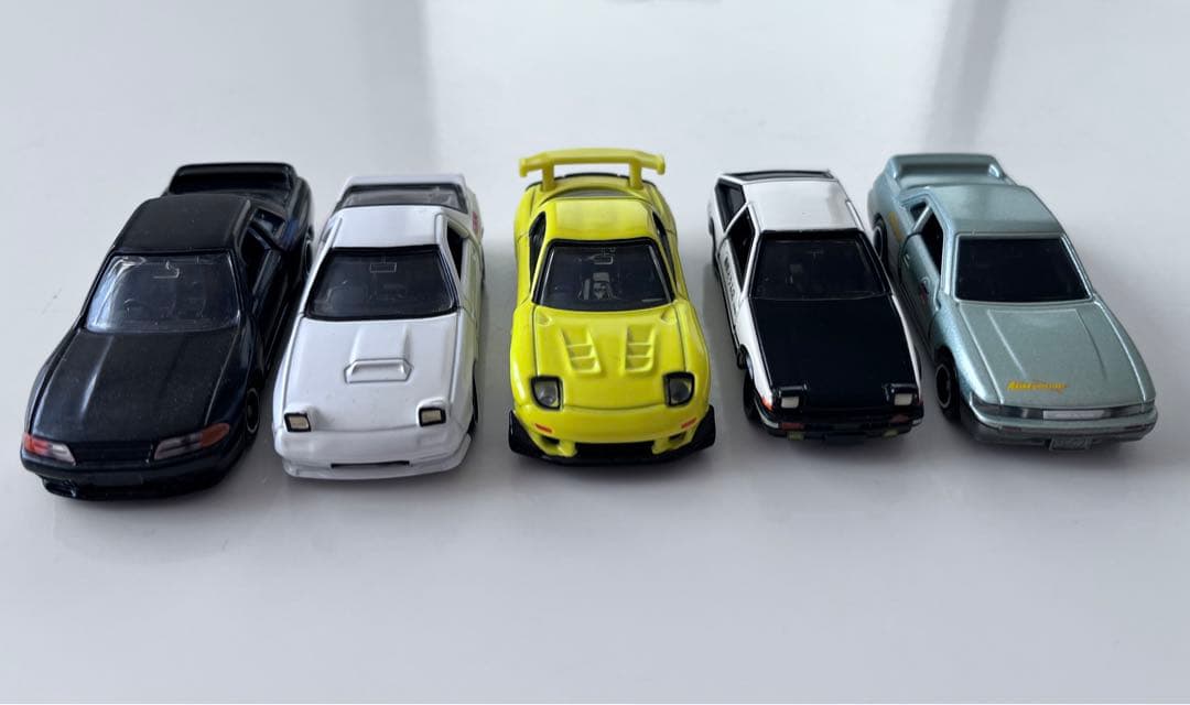 TOMICA トミカ 頭文字D 86 RX-7 ミニカー 5台 まとめ売り
