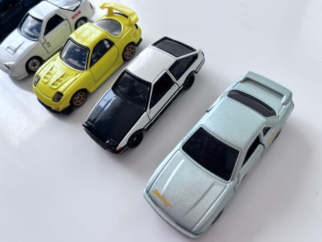 TOMICA トミカ 頭文字D 86 RX-7 ミニカー 5台 まとめ売り