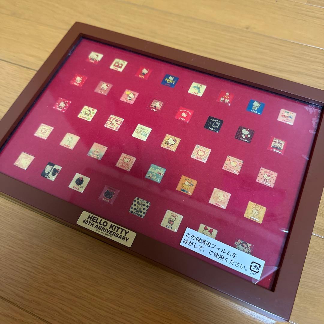 【激レア品】ハローキティ 40thアニバーサリー　ピンバッジセット