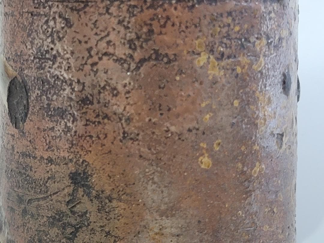 古美術 古信楽 杵形 花生 茶道具