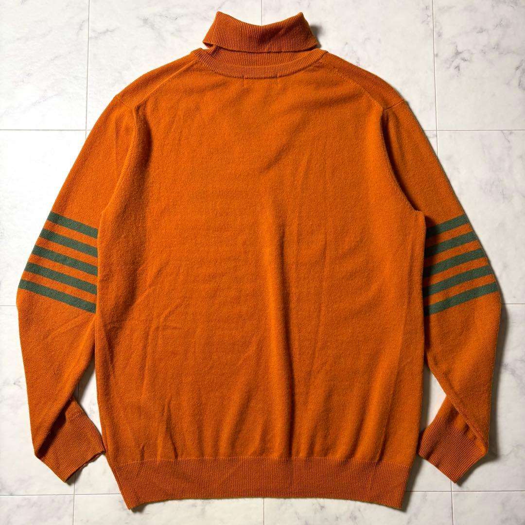 MARK&LONA カシミヤ100% タートルネック ニット 50/XL ゴルフ