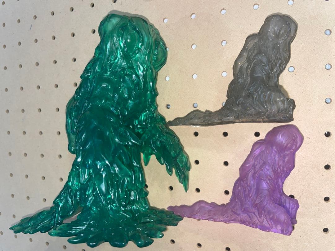 ヘドラ　ソフビ　三体　懐古堂　YMSF