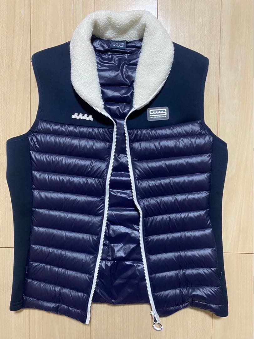 <新品未使用品>muta キルティングダウン切替ベスト　ネイビー