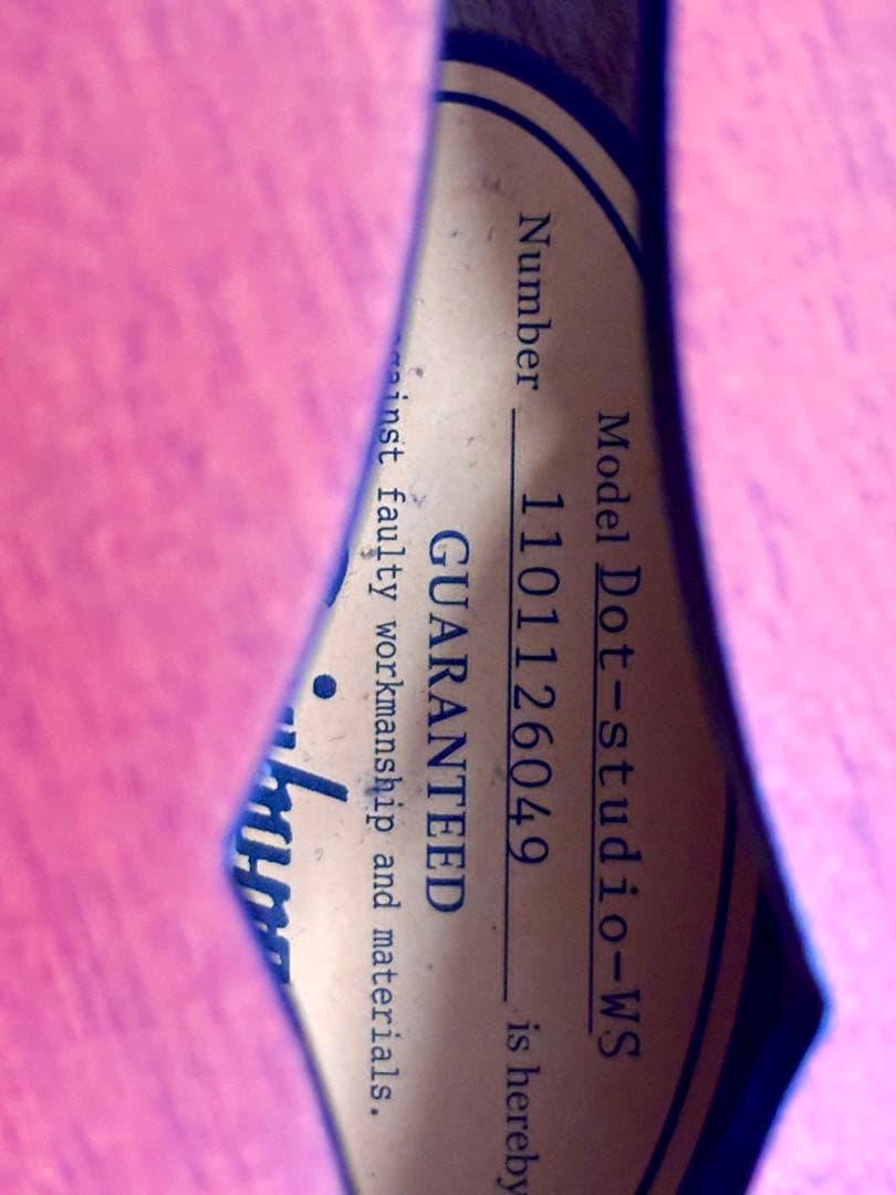 値下げ　‼️エピフォン　セミアコギタードットスタジオ