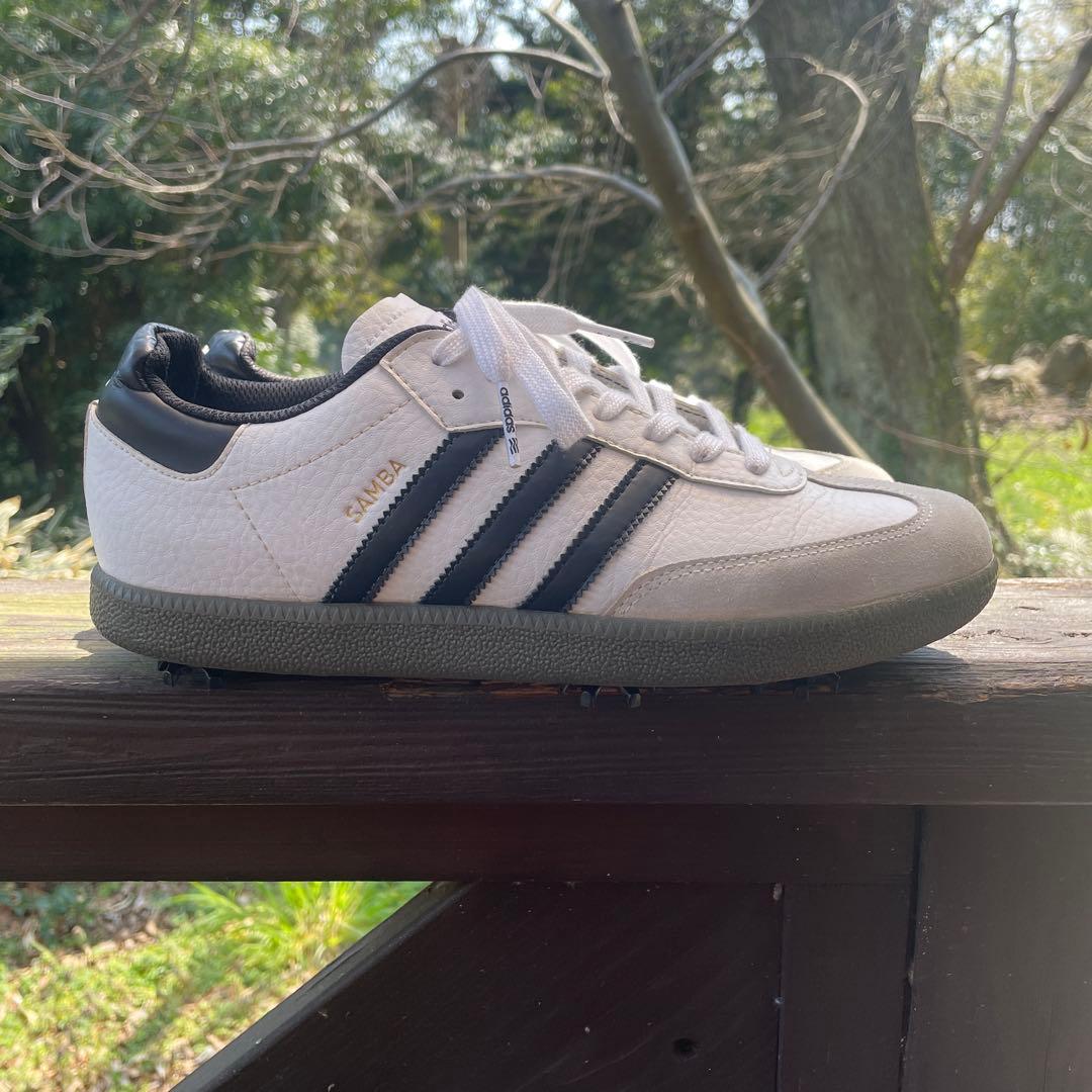アディダスゴルフシューズ　サンバ25㎝