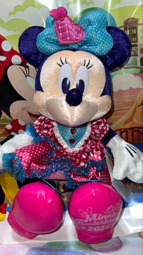 ディズニー　ミニー　ぬいぐるみ　ミニファン　ミニパル2026